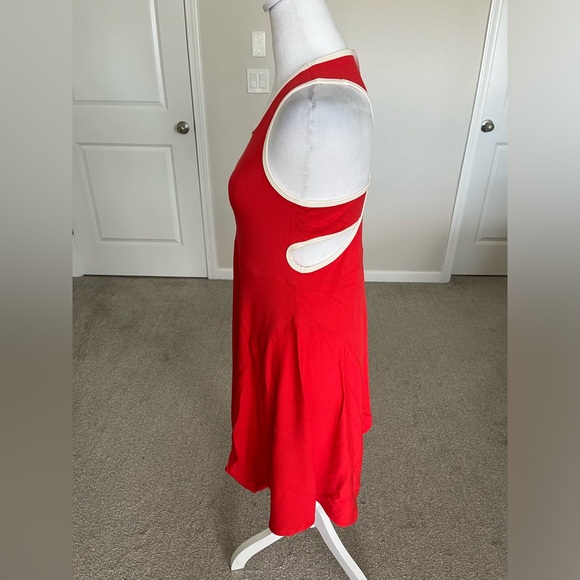 NWT Anthropologie Daily Practice Ribbed Mini Dress Size Medium Color Red - Picture 3 of 6
